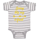 Baby Clothes Sassy like My Aunt with Golden Heart and Arrow Pattern Cotton