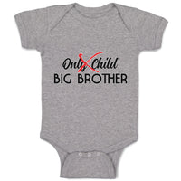 Baby Clothes Only Child Big Brother Baby Bodysuits Boy & Girl Cotton