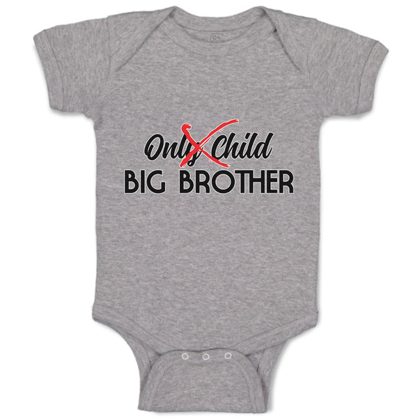 Baby Clothes Only Child Big Brother Baby Bodysuits Boy & Girl Cotton