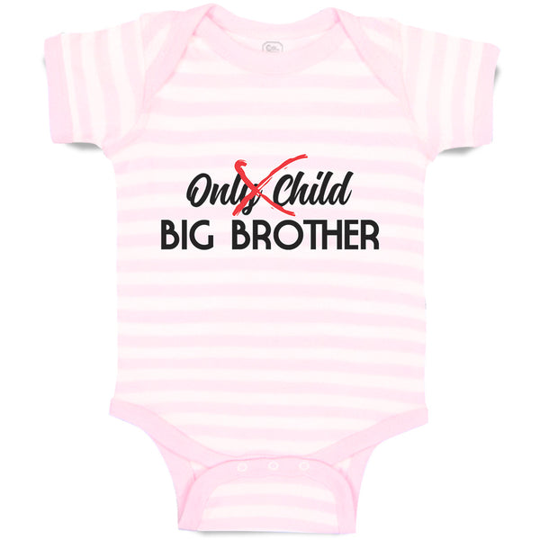 Baby Clothes Only Child Big Brother Baby Bodysuits Boy & Girl Cotton