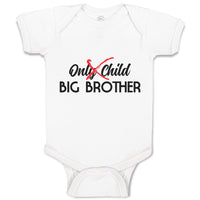 Baby Clothes Only Child Big Brother Baby Bodysuits Boy & Girl Cotton