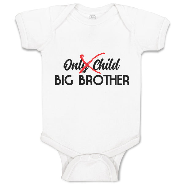 Baby Clothes Only Child Big Brother Baby Bodysuits Boy & Girl Cotton