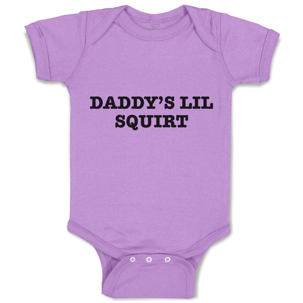 Baby Clothes Daddy's Lil Squirt Baby Bodysuits Boy & Girl Newborn Clothes Cotton