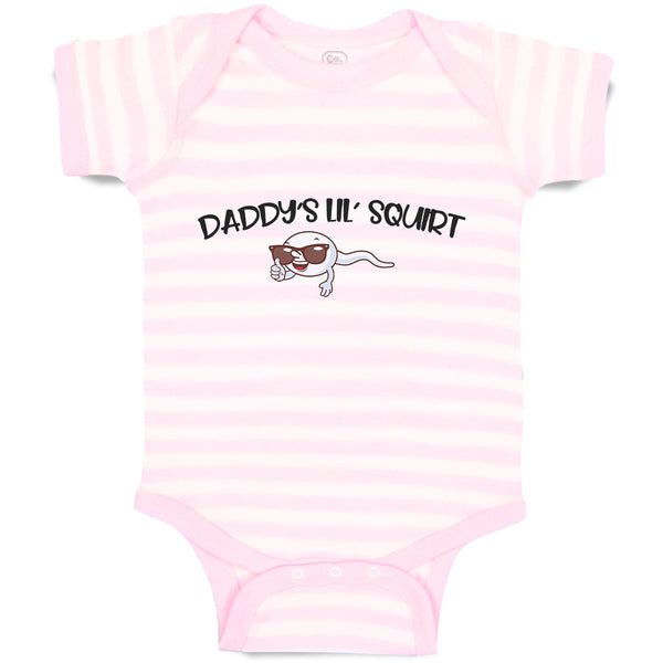 Baby Clothes Daddy's Lil Squirt Baby Bodysuits Boy & Girl Newborn Clothes Cotton