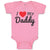 Baby Clothes I Love My Daddy Baby Bodysuits Boy & Girl Newborn Clothes Cotton