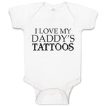 Baby Clothes I Love My Daddy's Tattoos Baby Bodysuits Boy & Girl Cotton