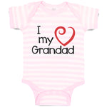 Baby Clothes I Love My Grandad Baby Bodysuits Boy & Girl Newborn Clothes Cotton