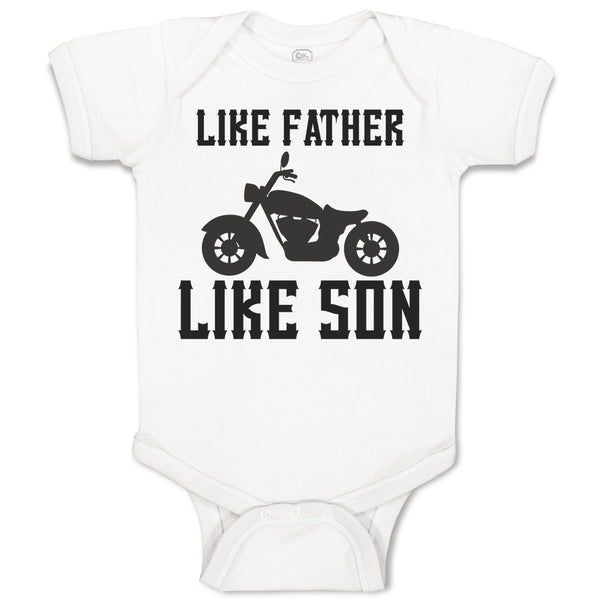 Baby Clothes Like Father like Son Baby Bodysuits Boy & Girl Cotton