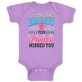 Baby Clothes Welcome Home Daddy Your Princess Missed You Baby Bodysuits Cotton