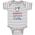 Baby Clothes Grandpa's Little Caddy Baby Bodysuits Boy & Girl Cotton