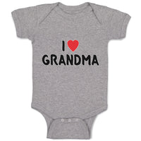 Baby Clothes I Love Grandma Baby Bodysuits Boy & Girl Newborn Clothes Cotton