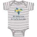 Baby Clothes My Daddy Is An Air Traffic Controller Dad Father's Day Cotton