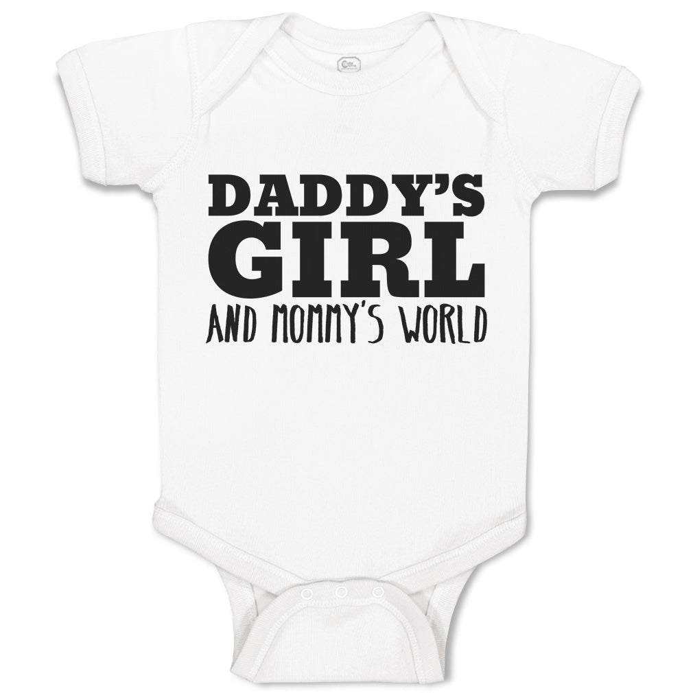 Daddy's girl and hot sale mommy's world onesie