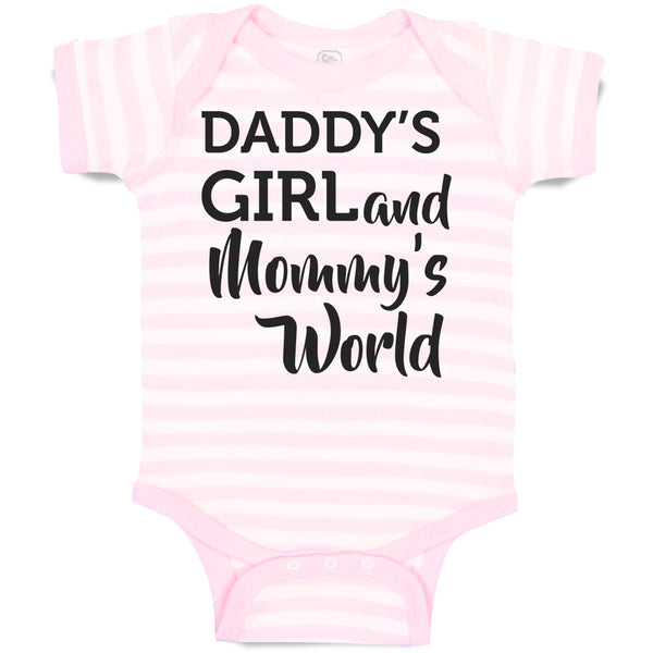 Baby Clothes Daddy's Girl and Mommy's World Baby Bodysuits Boy & Girl Cotton