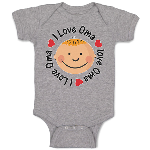 Baby Clothes I Love Oma Baby Bodysuits Boy & Girl Newborn Clothes Cotton