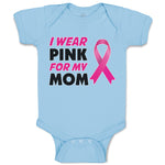 Baby Clothes I Wear Pink for My Mom Baby Bodysuits Boy & Girl Cotton