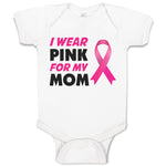 Baby Clothes I Wear Pink for My Mom Baby Bodysuits Boy & Girl Cotton