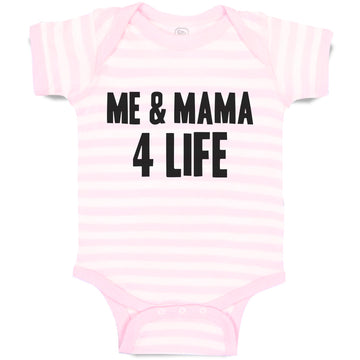 Baby Clothes Me & Mama 4 Life Baby Bodysuits Boy & Girl Newborn Clothes Cotton