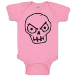 Baby Clothes Scary Skull Head Baby Bodysuits Boy & Girl Newborn Clothes Cotton