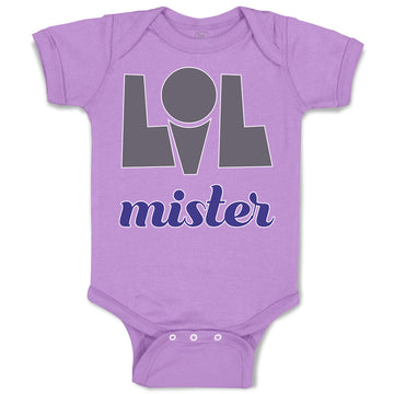 Baby Clothes Lil Mister Baby Bodysuits Boy & Girl Newborn Clothes Cotton