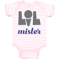 Baby Clothes Lil Mister Baby Bodysuits Boy & Girl Newborn Clothes Cotton