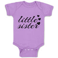 Baby Clothes Little Sister Baby Bodysuits Boy & Girl Newborn Clothes Cotton