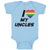 Baby Clothes I Love My Uncles Baby Bodysuits Boy & Girl Newborn Clothes Cotton