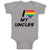 Baby Clothes I Love My Uncles Baby Bodysuits Boy & Girl Newborn Clothes Cotton