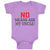 Baby Clothes No Means Ask My Uncle! Baby Bodysuits Boy & Girl Cotton