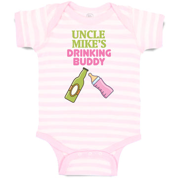 Baby Clothes Uncle Mike's Drinking Buddy Baby Bodysuits Boy & Girl Cotton