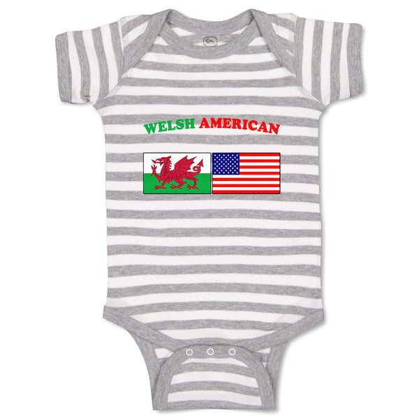 Baby Clothes Welsh American Countries Baby Bodysuits Boy & Girl Cotton