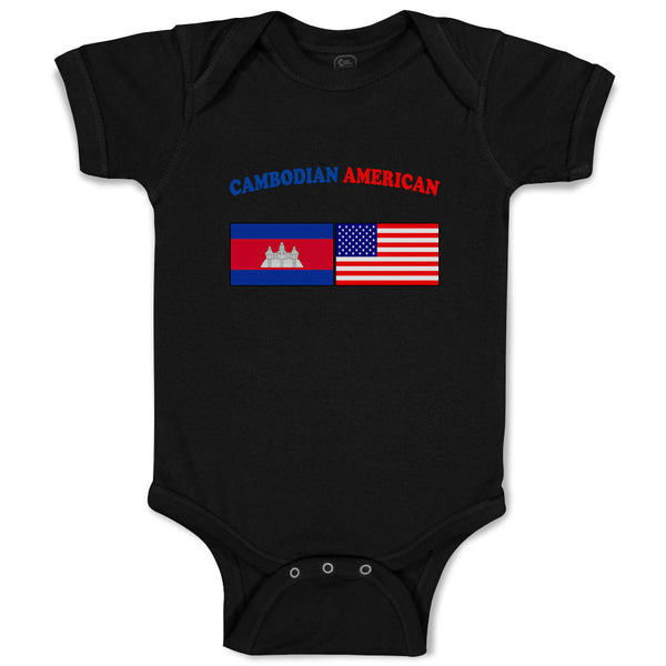 Baby Clothes Cambodian American Countries Baby Bodysuits Boy & Girl Cotton