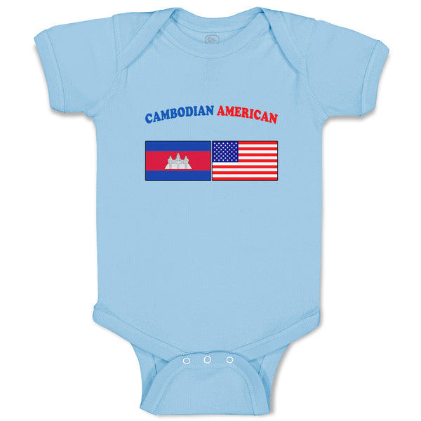Baby Clothes Cambodian American Countries Baby Bodysuits Boy & Girl Cotton
