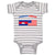 Baby Clothes Cambodian American Countries Baby Bodysuits Boy & Girl Cotton