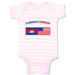 Baby Clothes Cambodian American Countries Baby Bodysuits Boy & Girl Cotton