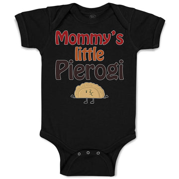 Baby Clothes Mommy's Little Pierogi Polish Funny Humor Baby Bodysuits Cotton