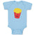 Baby Clothes French Fries Food and Beverages Vegetables Baby Bodysuits Cotton