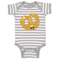 Baby Clothes Pretzel Food and Beverages Bread Baby Bodysuits Boy & Girl Cotton