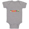 Baby Clothes Rainbow Candy Food and Beverages Desserts Baby Bodysuits Cotton