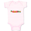 Baby Clothes Rainbow Candy Food and Beverages Desserts Baby Bodysuits Cotton