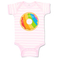 Baby Clothes Rainbow Irish Donuts Food and Beverages Desserts Baby Bodysuits