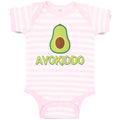 Baby Clothes Avokiddo Avocado Vegetables Kid Funny Baby Bodysuits Cotton