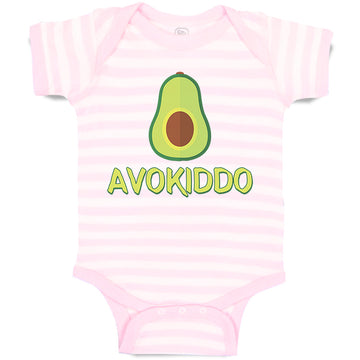 Baby Clothes Avokiddo Avocado Vegetables Kid Funny Baby Bodysuits Cotton