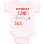Baby Clothes Grandpa's Future Fishing Buddy Grandpa Grandfather Baby Bodysuits