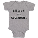 Baby Clothes Will You Be My Godfather Pregnancy Baby Announcement Baby Bodysuits