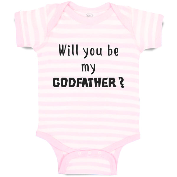 Baby Clothes Will You Be My Godfather Pregnancy Baby Announcement Baby Bodysuits