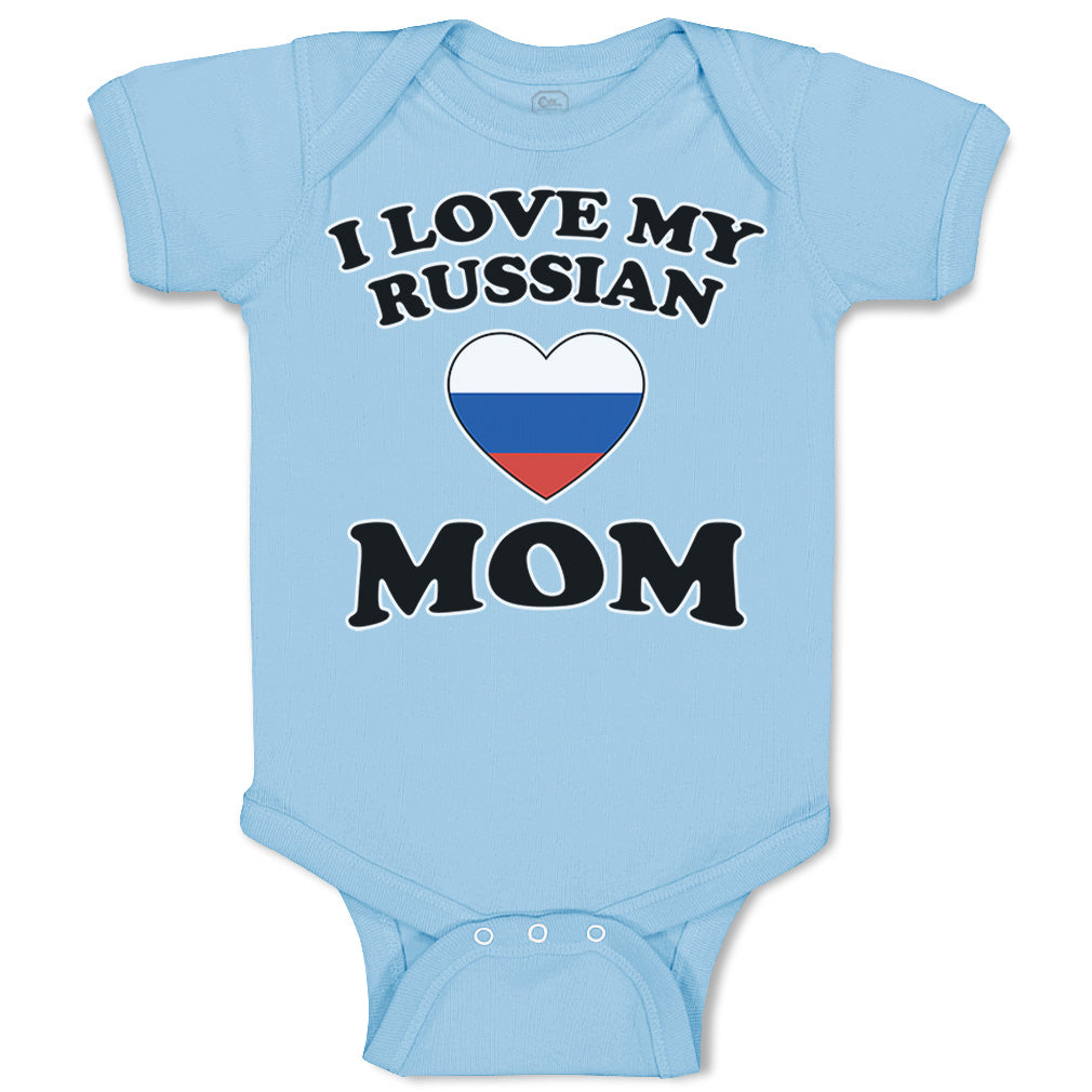 I Heart My British Mommy United Kingdom Love Flag Baby Clothes