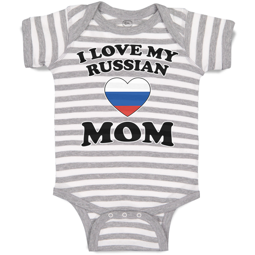 I Heart My British Mommy United Kingdom Love Flag Baby Clothes