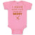 Baby Clothes I Have More Hair than My Daddy Dad Father's Day Humor Cotton