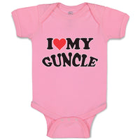 Baby Clothes I Love My Guncle Baby Bodysuits Boy & Girl Newborn Clothes Cotton